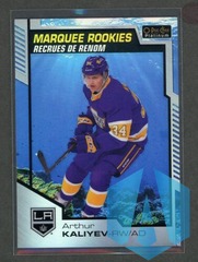 2020-21 O-Pee-Chee Platinum Marquee Rookies Aquamarine 400/499 Arthur Kaliyev #192